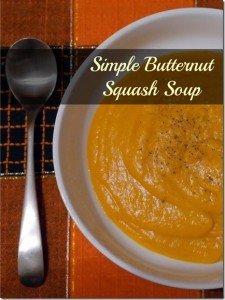 Simple Butternut Squash Soup Recipe