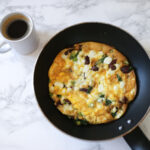 frittata with goat cheese