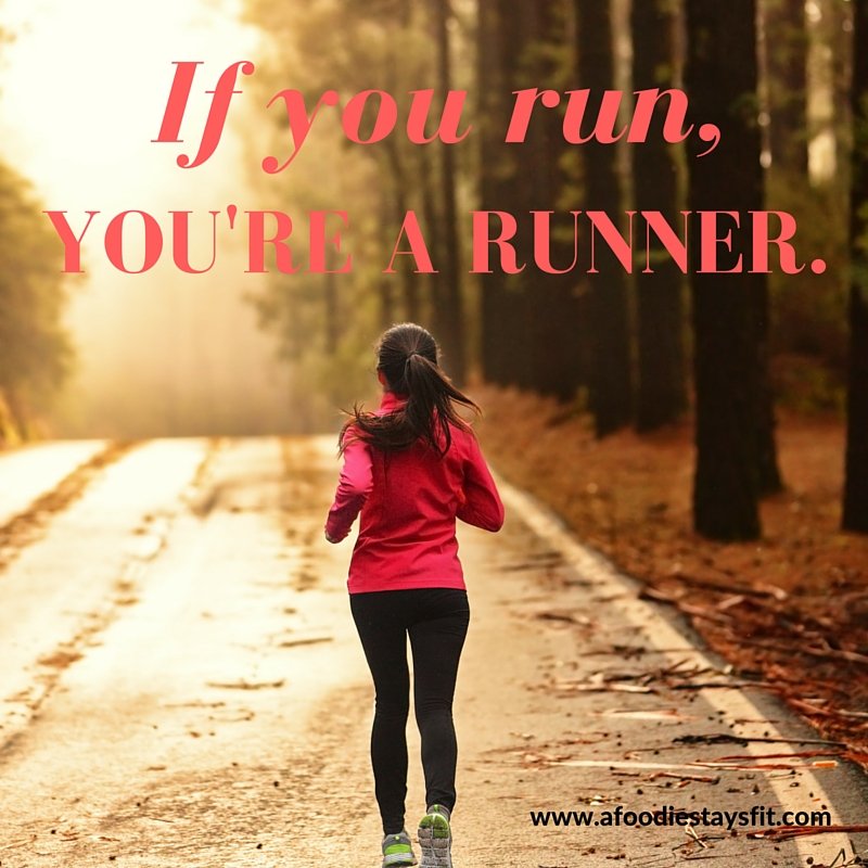 If you run, you're a runner. (1)