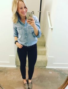how to style chambray