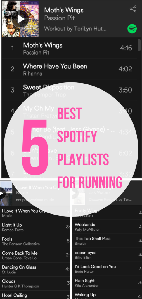 My 5 Favorite Spotify Playlists for running