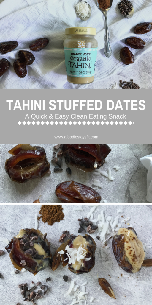 dates stuffed with tahini