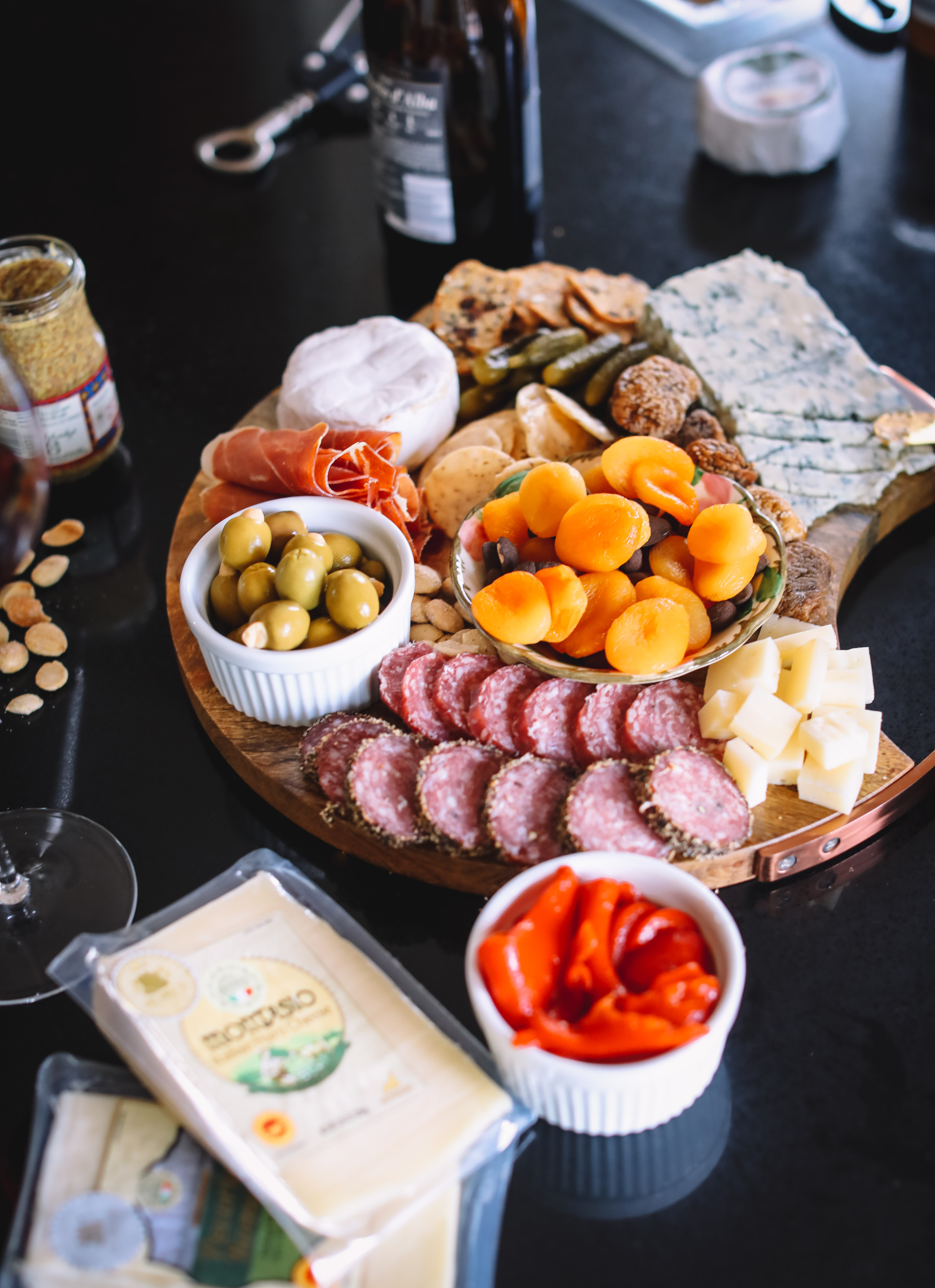 charcuterie and cheese board