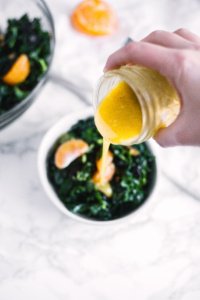 Easy yummy kale salad for newbies