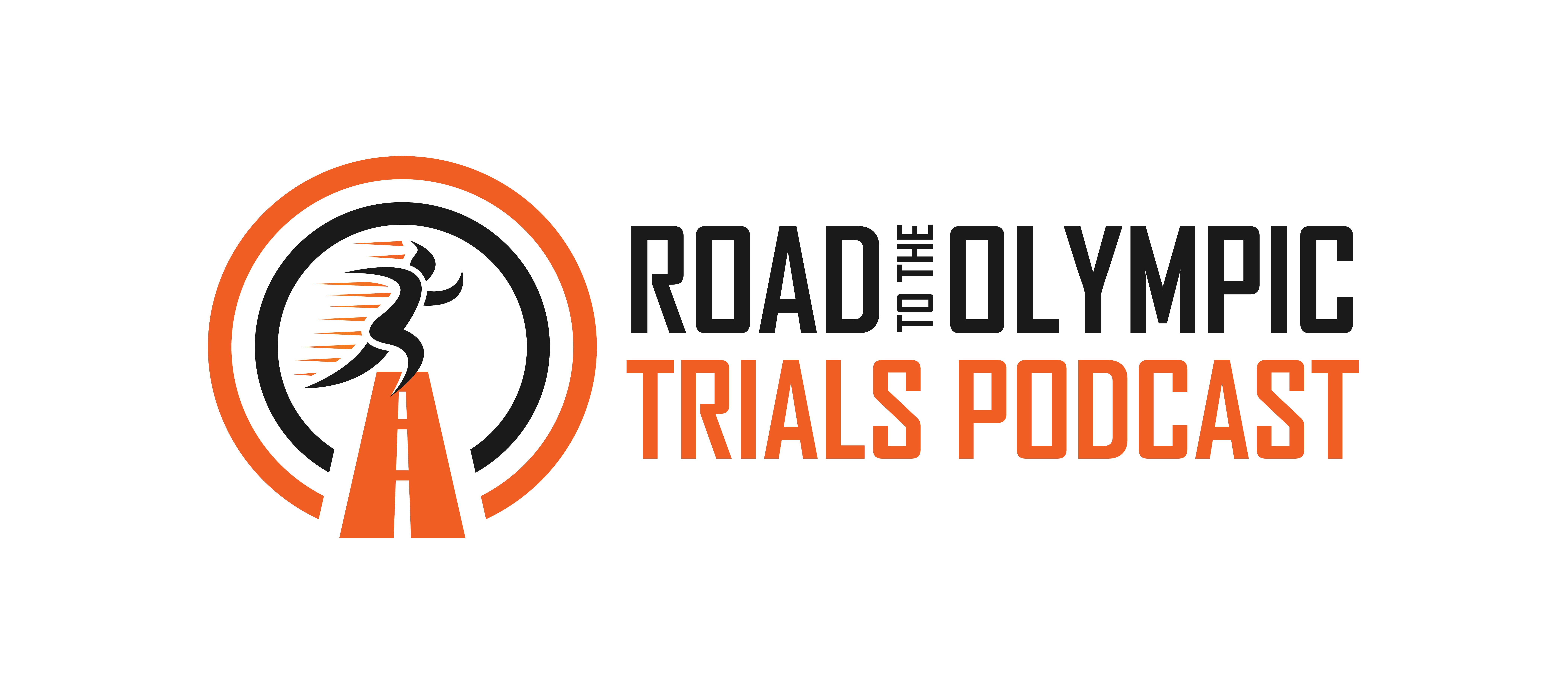 Olympic Trials running podcast logo