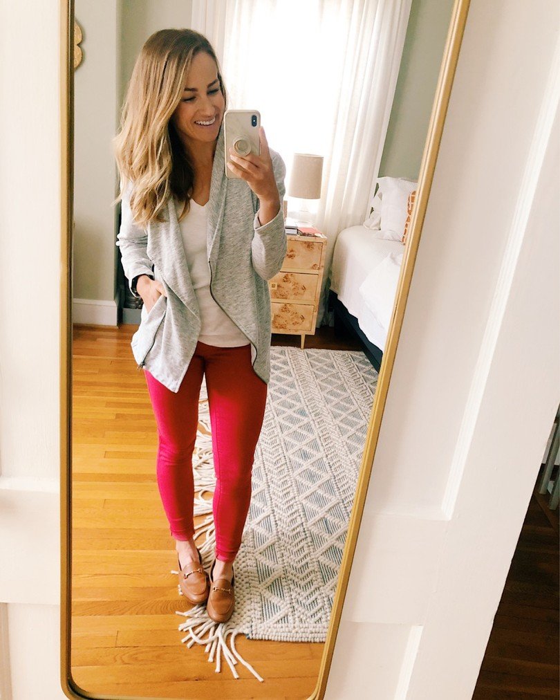 What I'm Wearing Lately - transitioning into Fall - A Foodie Stays Fit