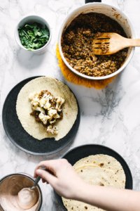 Lentil and Cauliflower Tacos