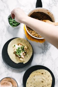 Lentil and Cauliflower Tacos