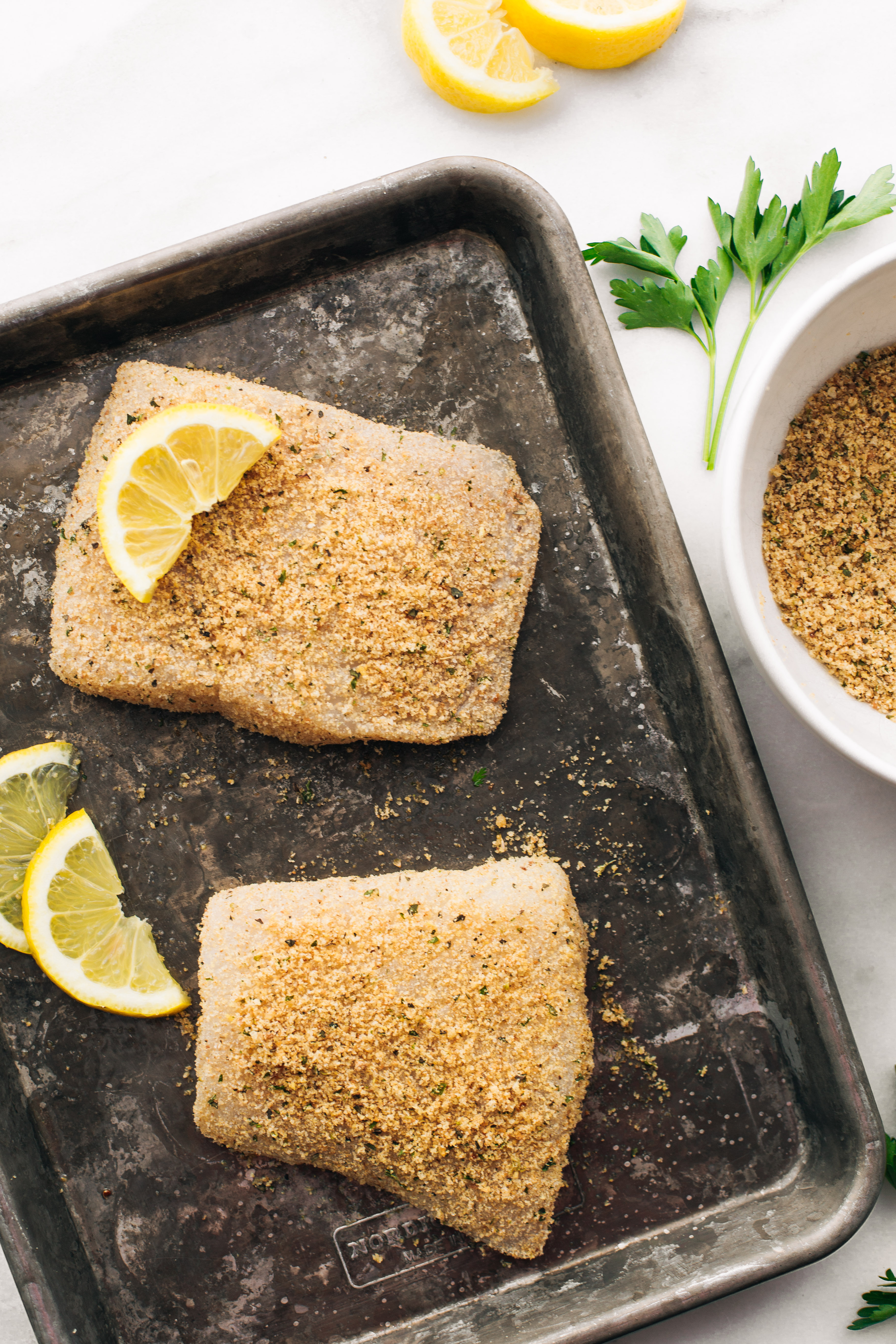Making Halibut with A Foodie Stays Fit