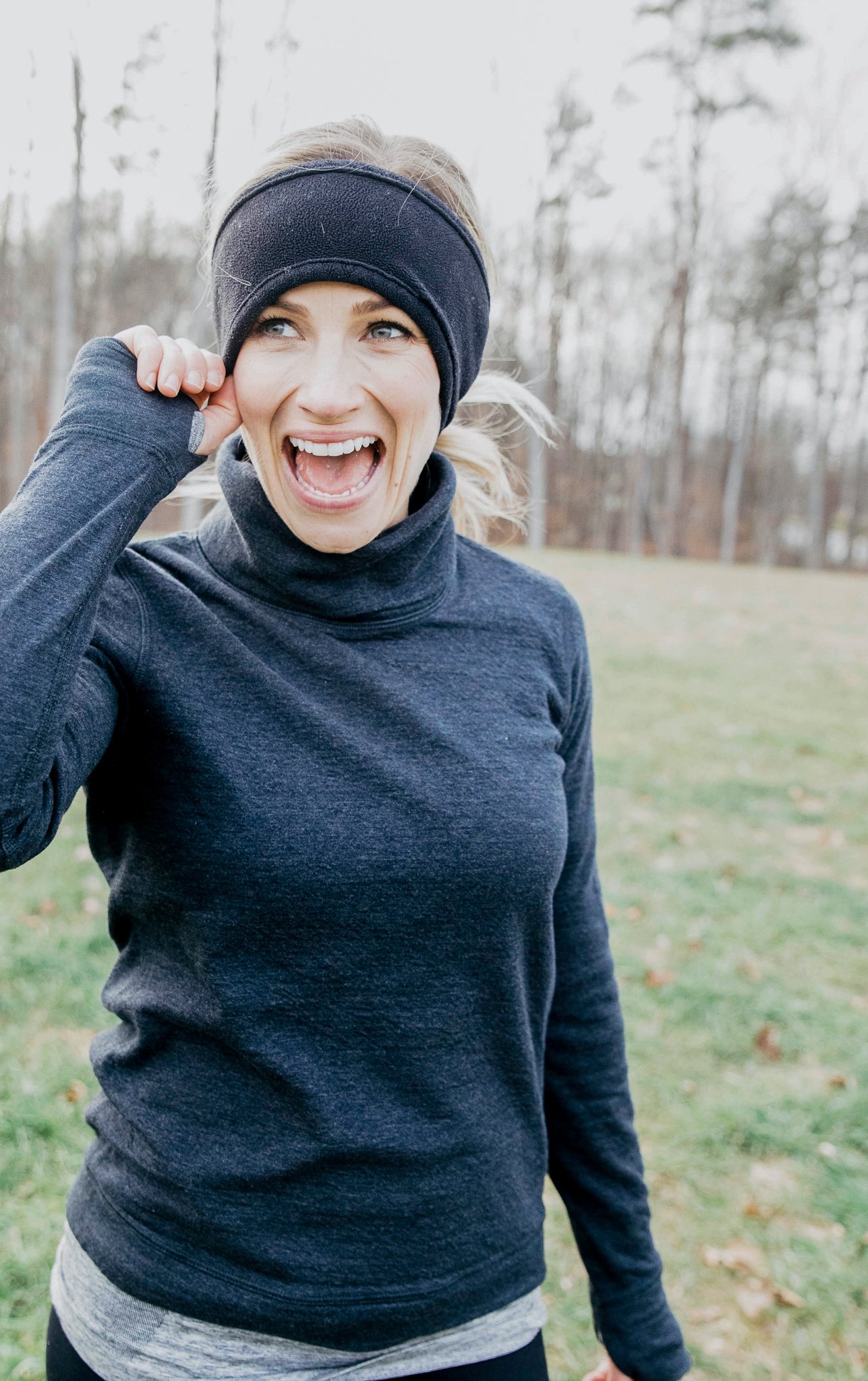 what to wear running in the cold
