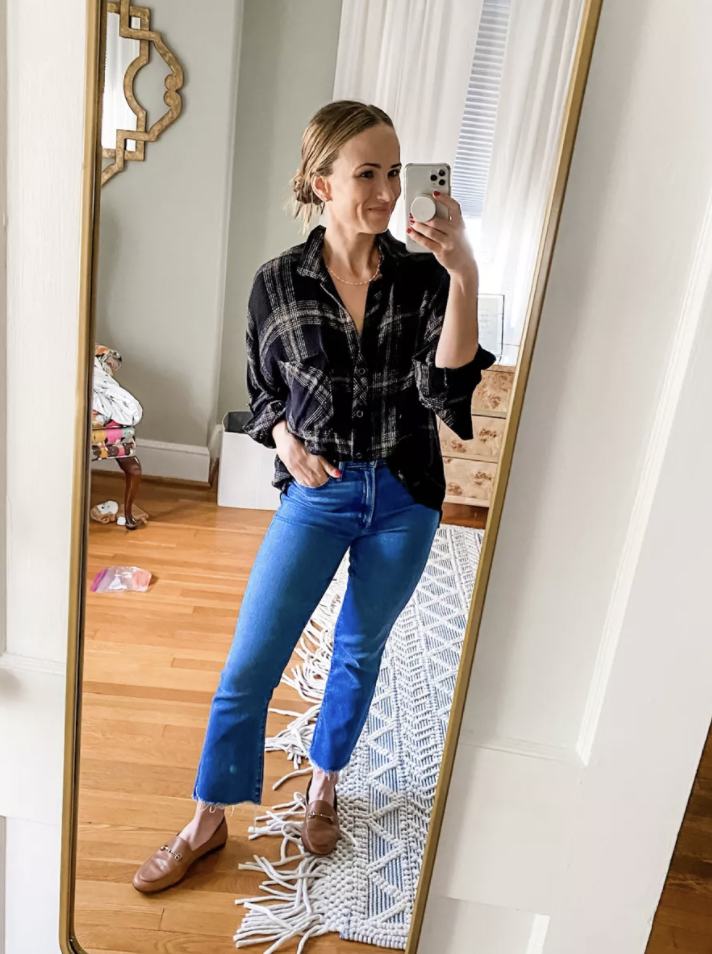 Crop Step Fray Jeans review