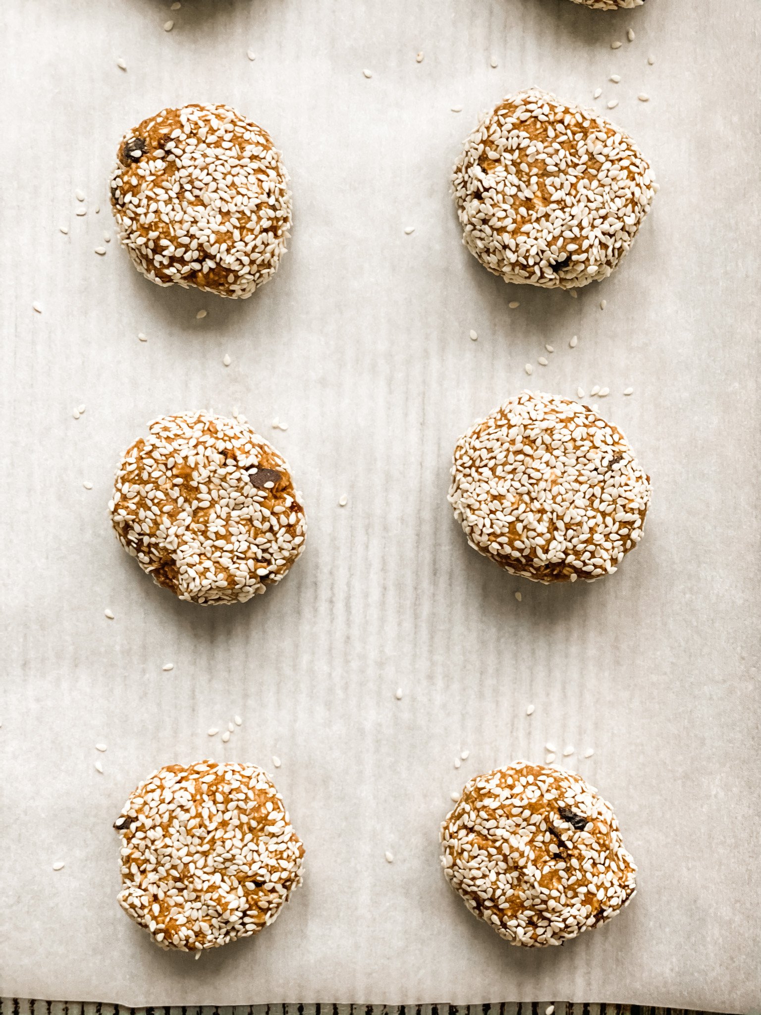 cookies rolled in sesame seeds | The Best Lactation Cookies Recipe