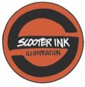 scooter ink illustration | Fathers Day Gift Guide