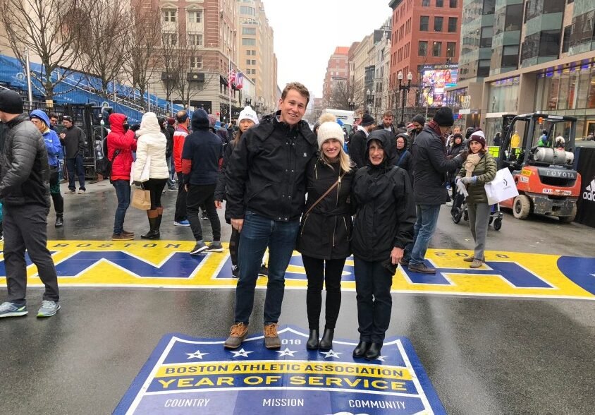 freezing Boston Marathon