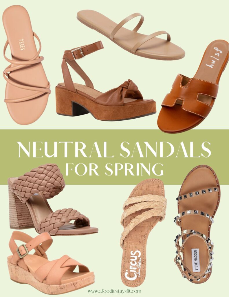 Neutral Sandals for Spring & Summer