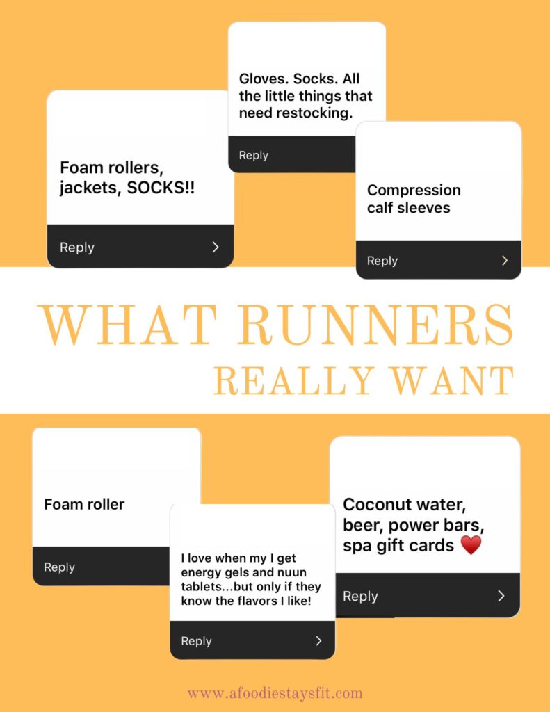 what gifts runners really want